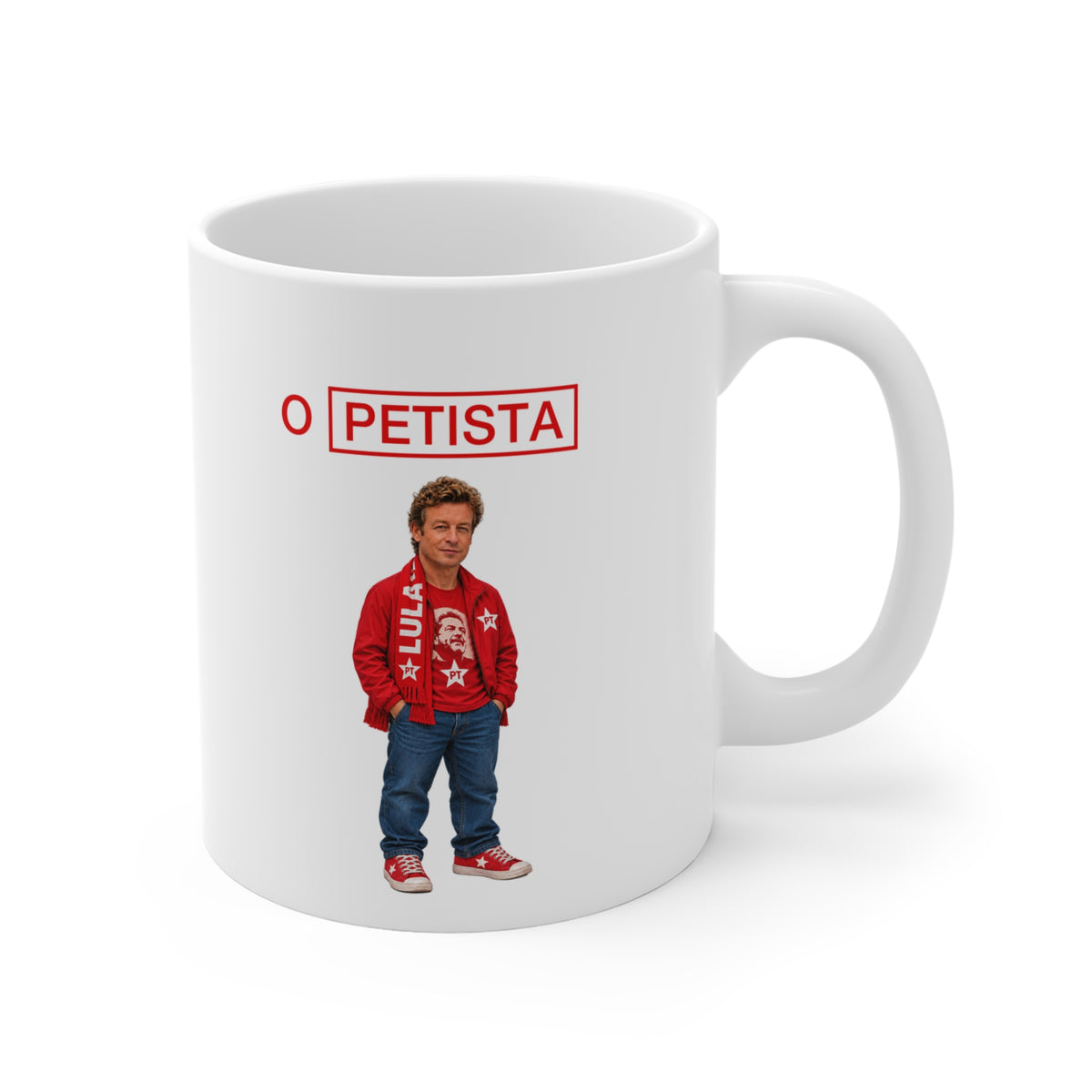 O Petista | Custom Mug | Global Shipping - Canecaraio Personalized Mugs